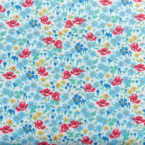 Amapola silvestre A - Colección Riviera de Liberty of London Algodón acolchado Lasenby: BTHY