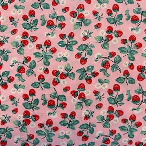 Strawberry Cake Pink ~ Home Sweet Home by Elea Lutz - Poppie Cotton Fabric : BTHY