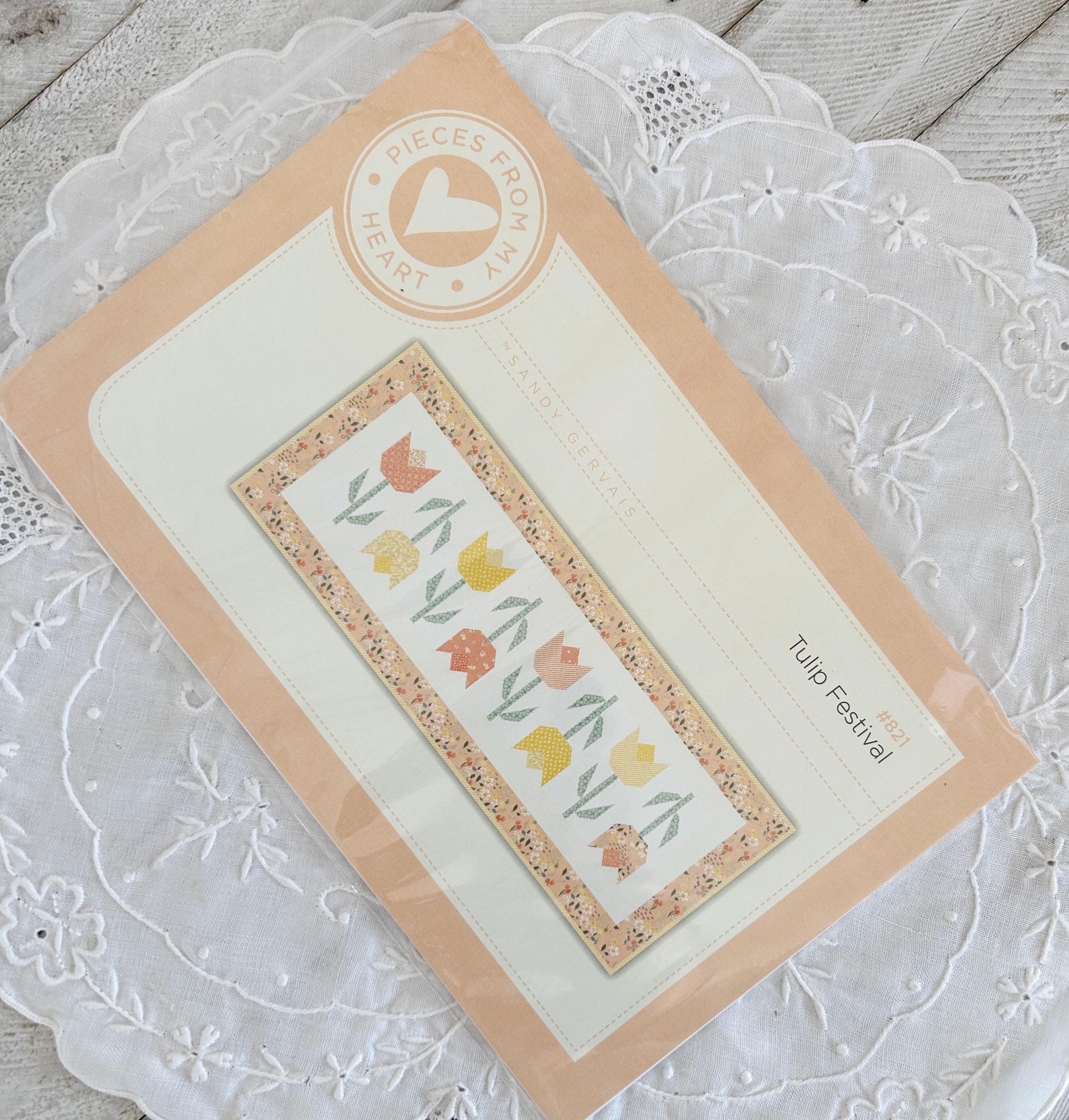 Tulip Festival Table Runner Pattern #821 by Sandy Gervais - Pieces From ...