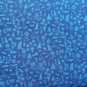Sealife A - Liberty of London The Riviera Collection Lasenby Quilting Cotton : BTHY