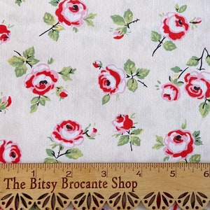 Rose Petal Natural ~ My Favorite Things by Elea Lutz - Poppie Cotton Fabric : BTHY