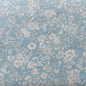 Blue Sky - Liberty of London The Emily Belle Collection Lasenby Quilting Cotton : BTHY