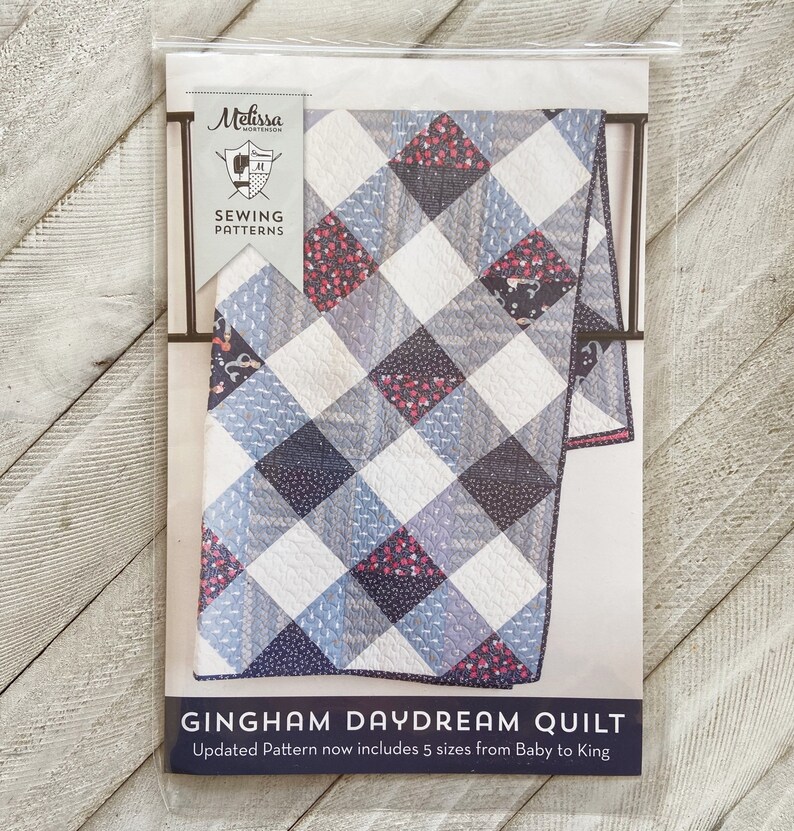 Gingham Daydream Quilt Pattern by Melissa Mortenson - Etsy