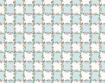 Lovely Lattice Sky ~ Garden Party von Sheri McCulley - Poppie Baumwollstoff: BTHY