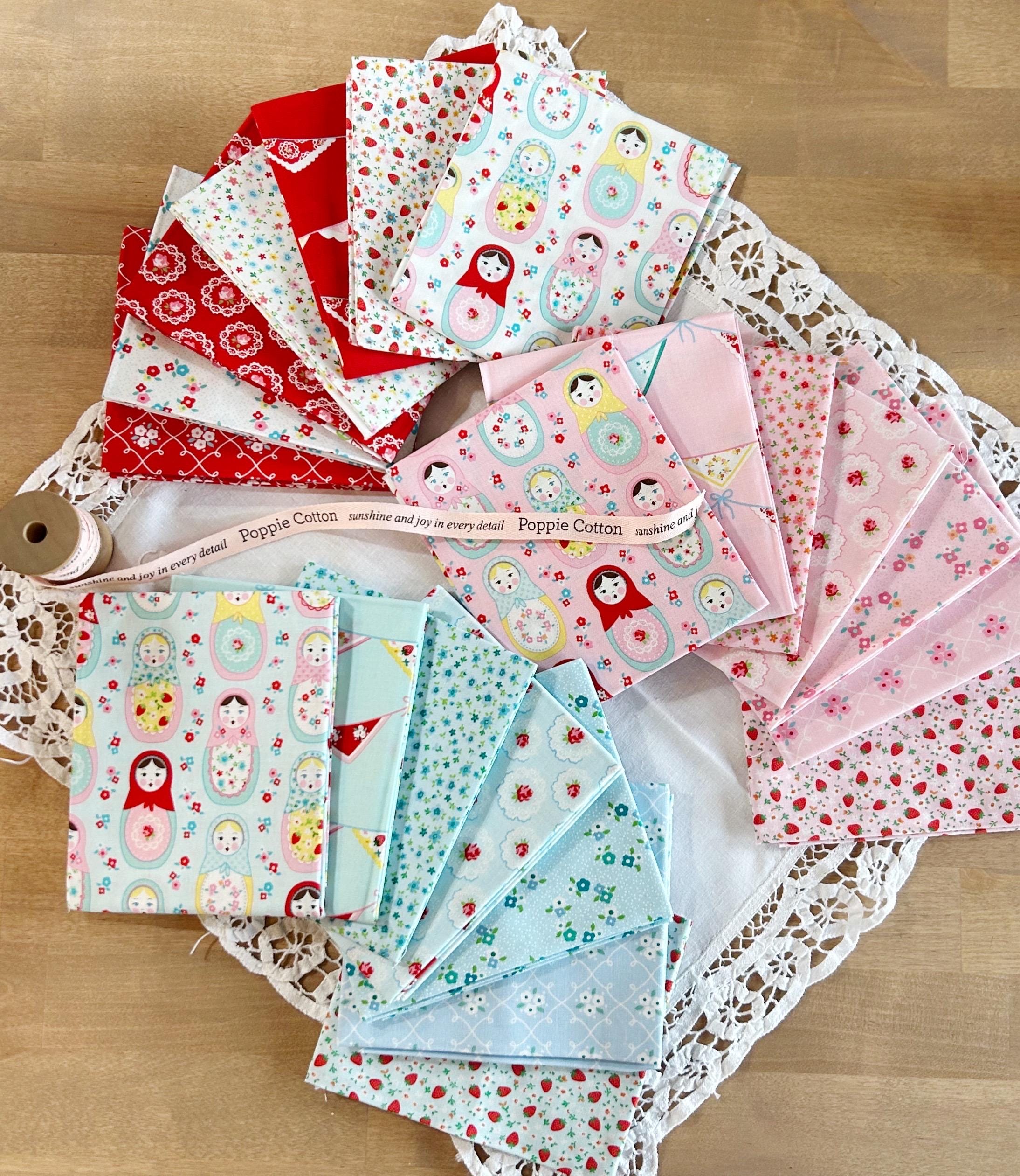 Market Day by Amy Jordan for Poppie Cotton Fabrics Set of 21 Coordinating Fat Quarters