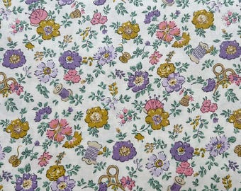 Haberdashery Floral C - Tudor Celebration ~ Liberty of London Collection Lasenby Quilting Cotton : BTHY