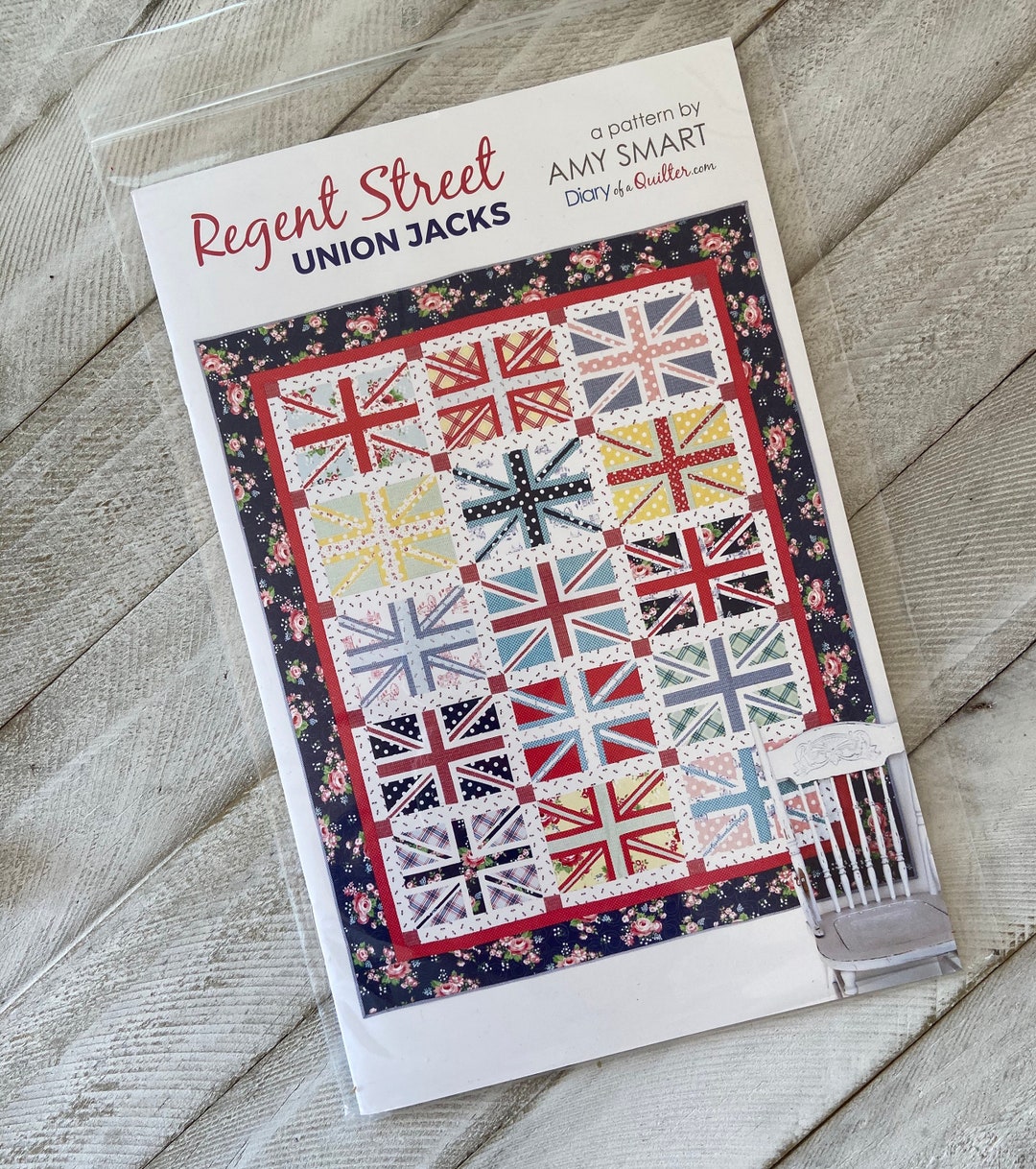 Regent Street Union Jacks Quilt Pattern by Amy Smart Etsy
