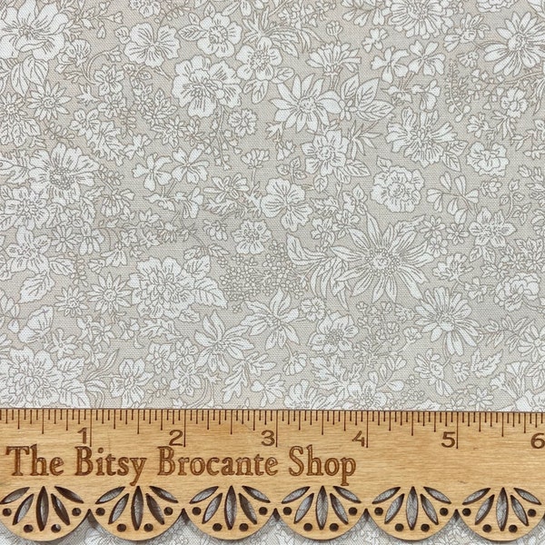 Parchment - Liberty of London The Emily Belle Collection Lasenby Quilting Cotton : BTHY