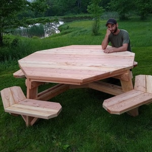 Octagonal garden table new arrivals