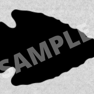 May include: Black silhouette of a state shape with the word "SAMPLE" in white text.