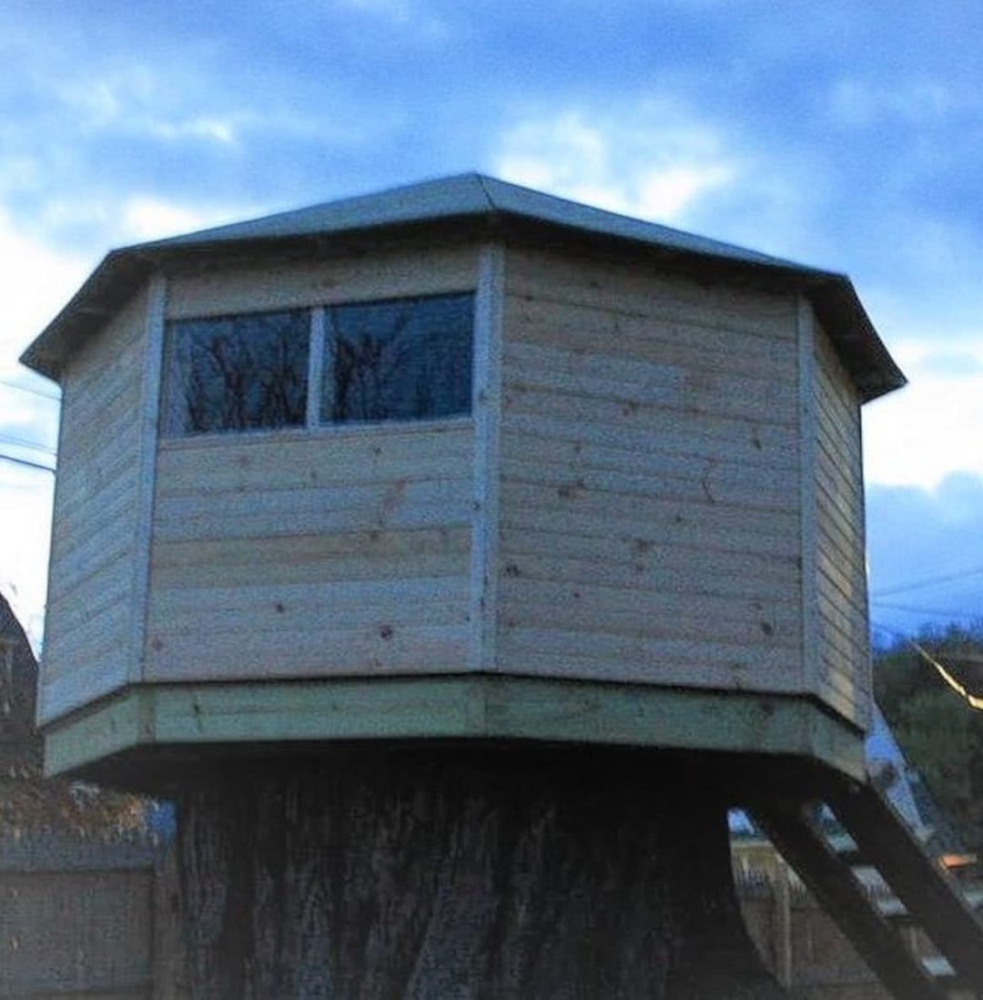 Octagon Playhouse, Dog House, Treehouse or Chicken Coop Plans Etsy