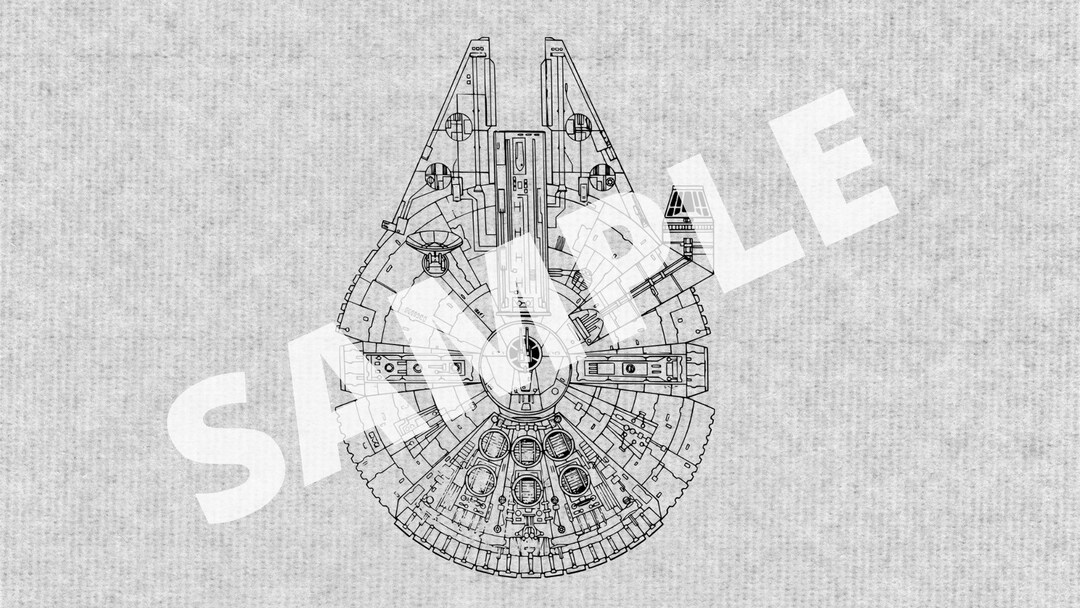 Millenium Falcon .svg File for Use With Laser and Other Machines - Etsy