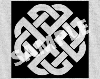 Celtic knot .Svg file for use with laser and other machines