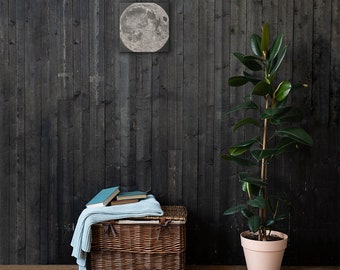 Moon - Lunar Planisphere, Flat Light (1805), Moon photo by John Russell