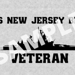 USS New Jersey .Svg file for use with laser and other machines
