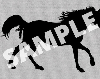Horse.Svg file for use with laser and other machines