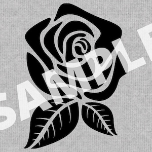 Rose.Svg file for use with laser and other machines