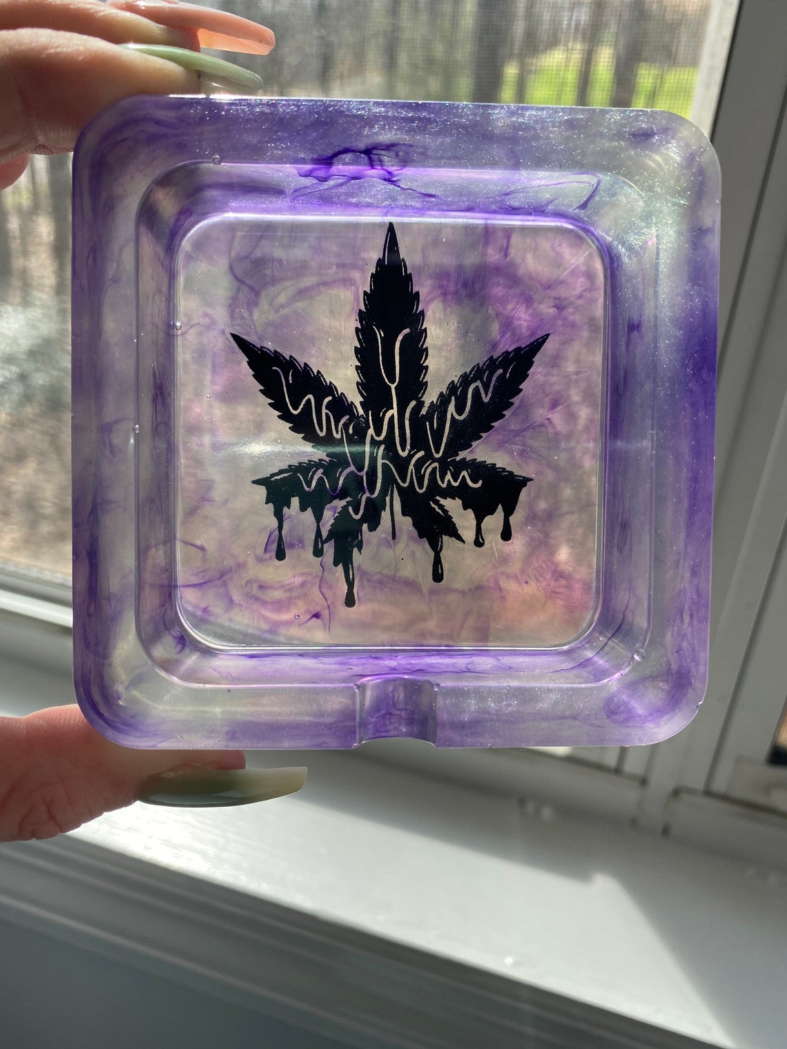 Ashtray Resin Ashtray Weed Ashtray Stoner Ashtray Unique Etsy