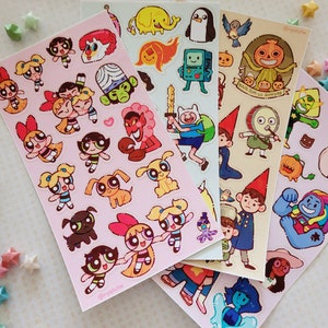 Childhood Friends Holographic Sticker Sheet