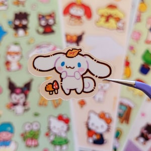 Feuilles d'autocollants holographiques Cute Friends