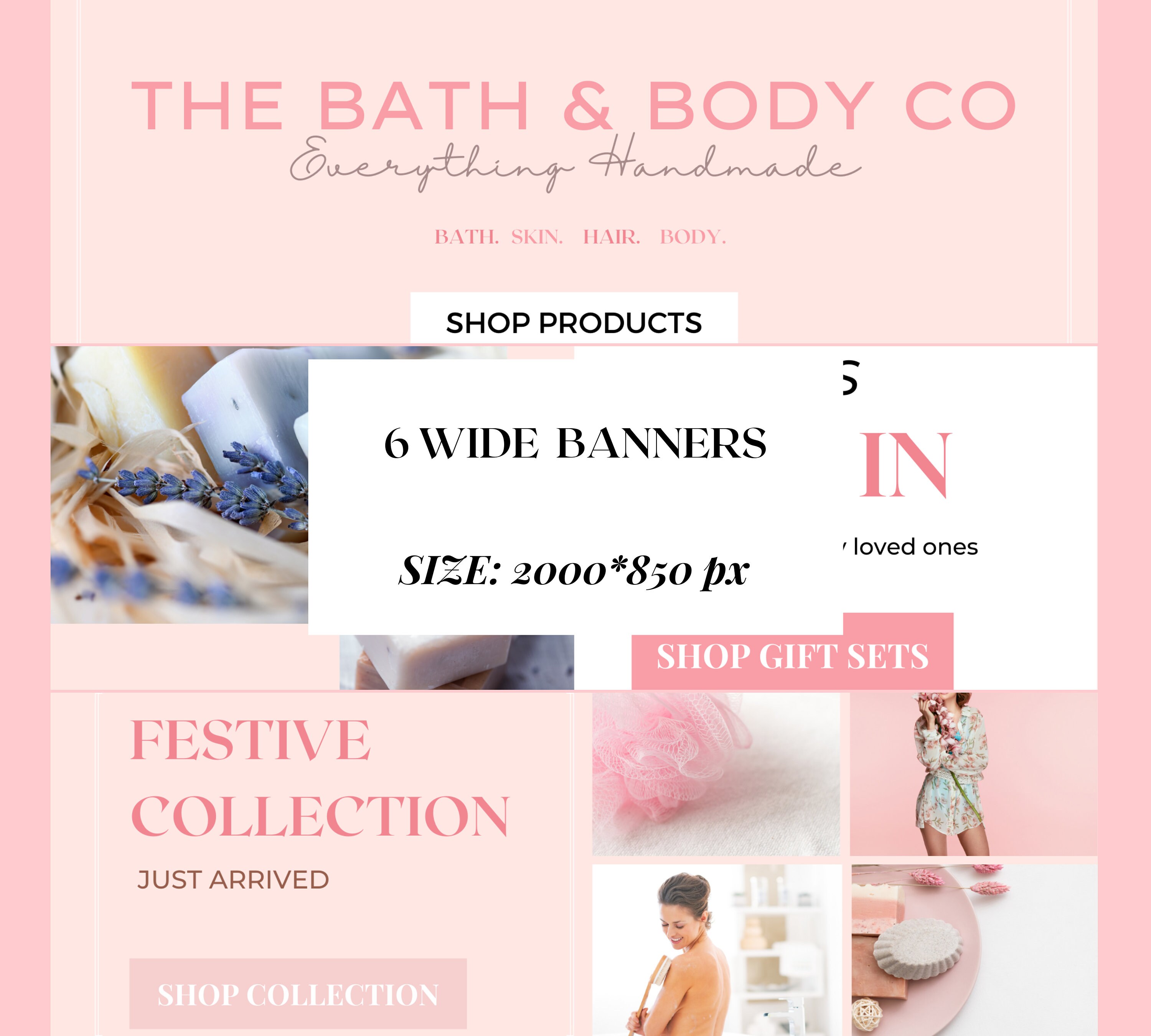 Editable diy Web banner templates for online store.Canva