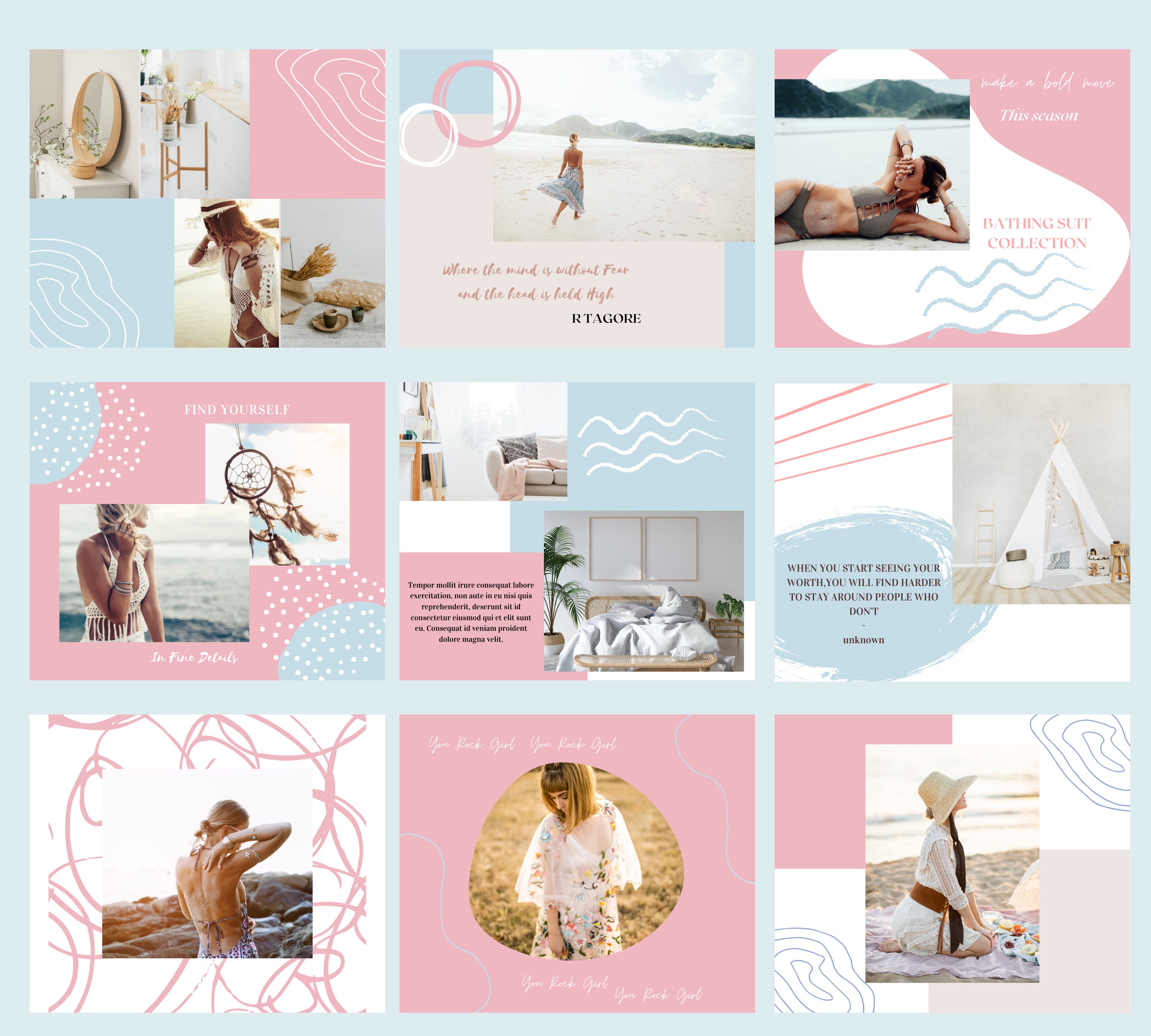 Facebook post template for business.Canva Facebook cover Etsy