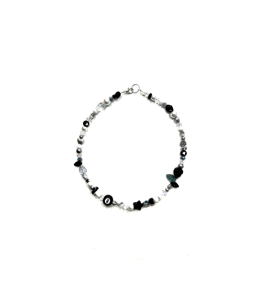 8 indie Beaded Necklace Y2K Necklace Funky Necklace Etsy