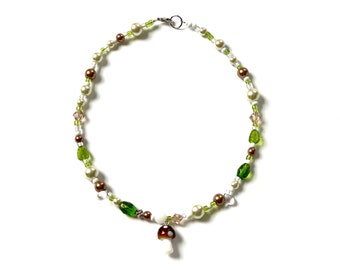 Mystical Mushroom Necklace