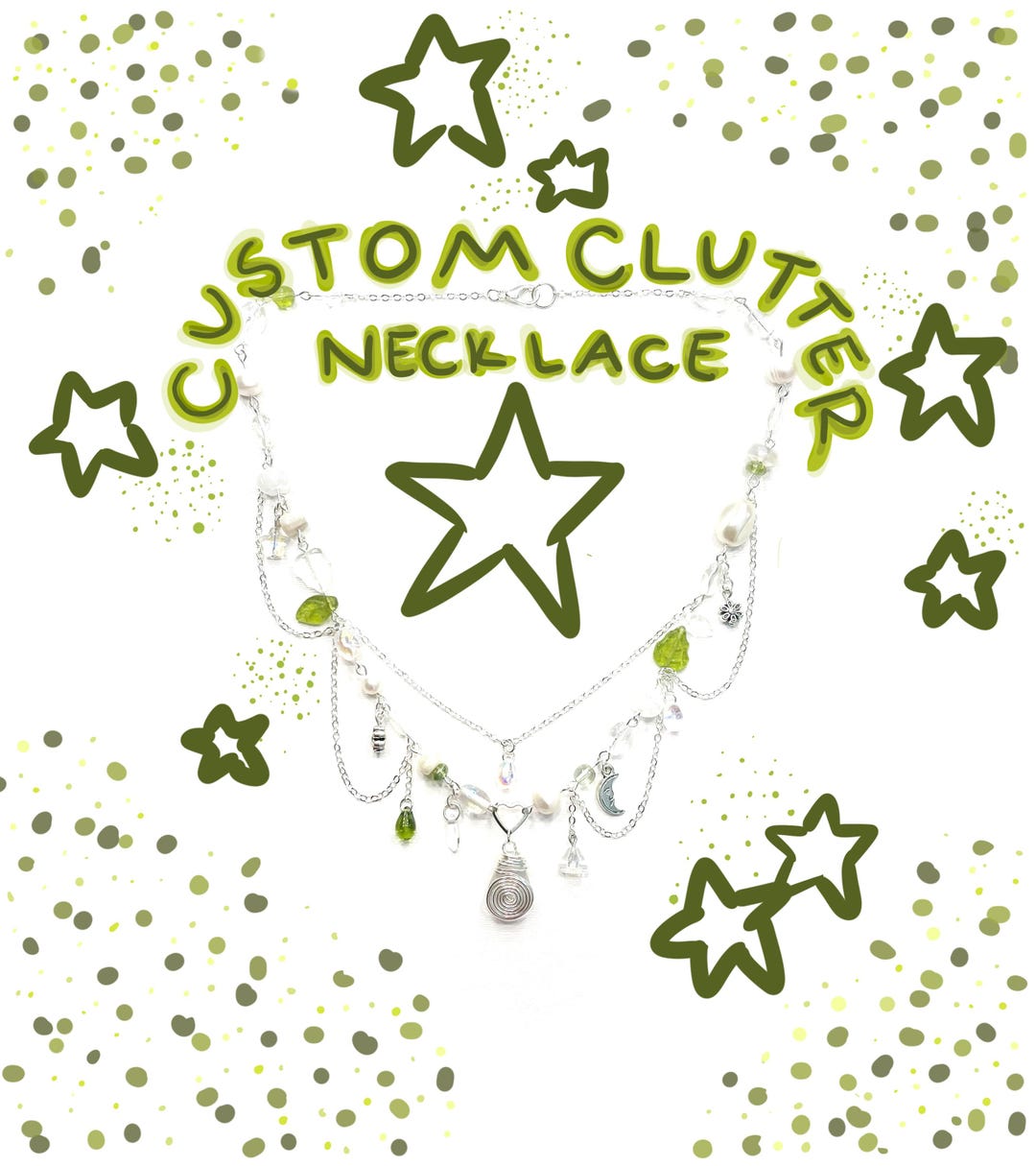 Custom Clutter Necklace - Etsy