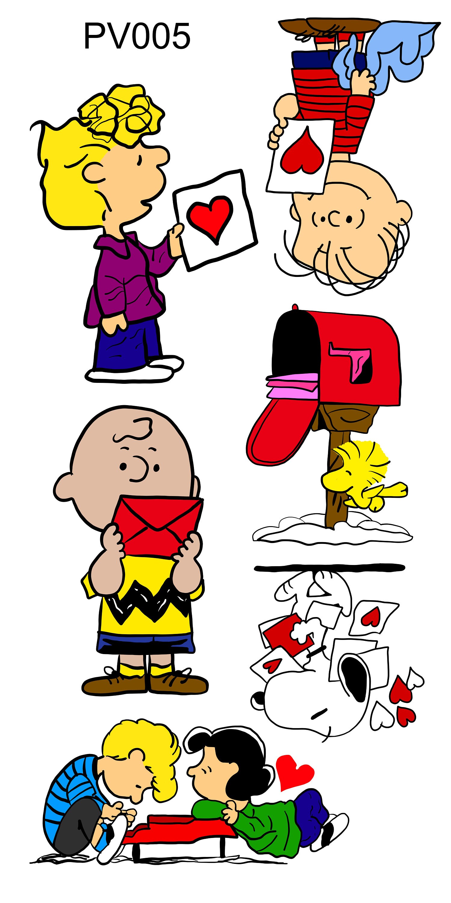 Peanuts Yard Mailbox 6 Piece Set Charlie Brown Etsy