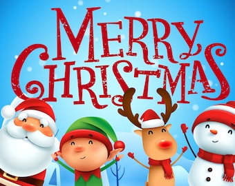 Merry Christmas-werfbord MC001