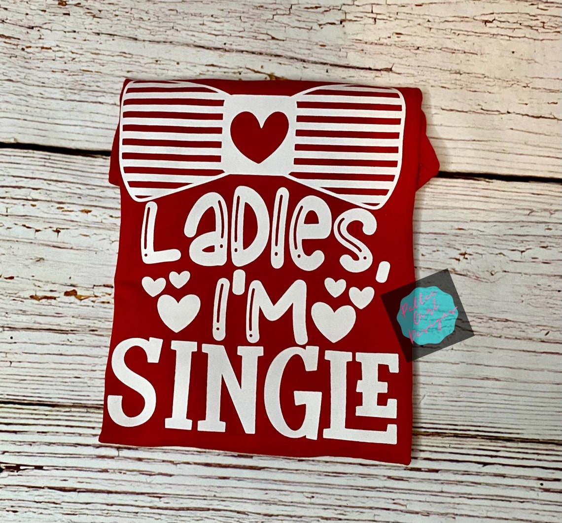 I'm Single Shirtkids Cute Boys Shirt Boys Valentine Etsy