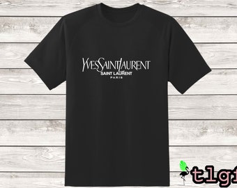 saint laurent t shirt etsy