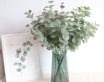 bunches artificial Eucalyptus green Eucalyptus grey Eucalyptus bunch 50cm Foliage greenery Faux Eucalyptus