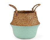 Storage Baskets laundry Sea grass Baskets Wicker Hanging Flower Pot Baskets Storage Flower Home Pot panier Osier basket for toys