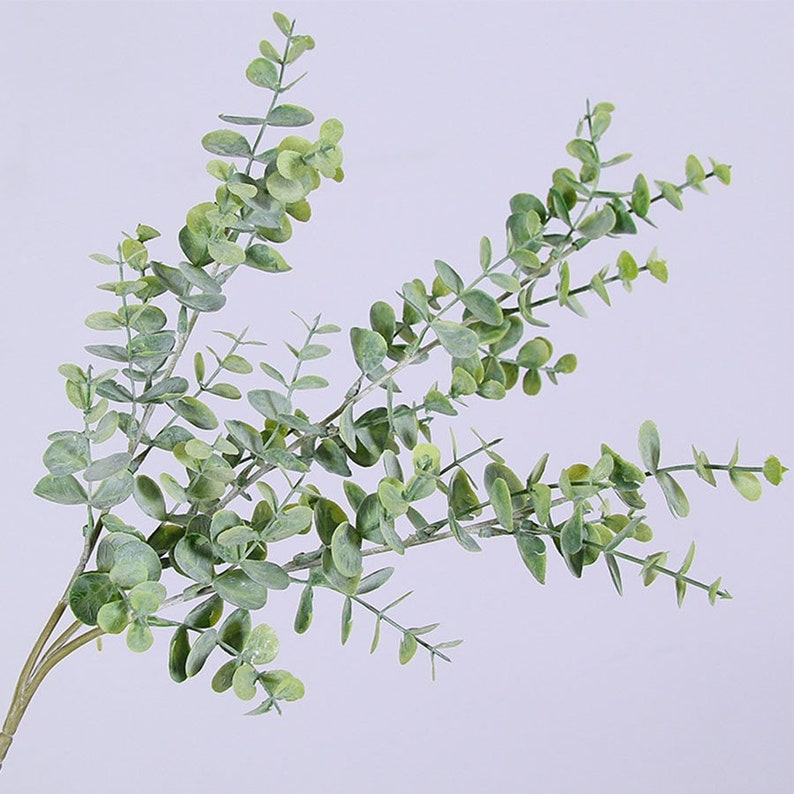 Artificial Plants Green Leaf Branch Eucalyptus Artificial Greenery Leaves for wedding decoration home decorative accessories