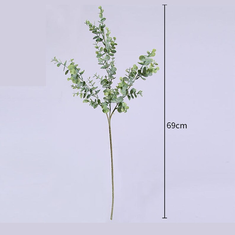 Artificial Plants Green Leaf Branch Eucalyptus Artificial Greenery Leaves for wedding decoration home decorative accessories