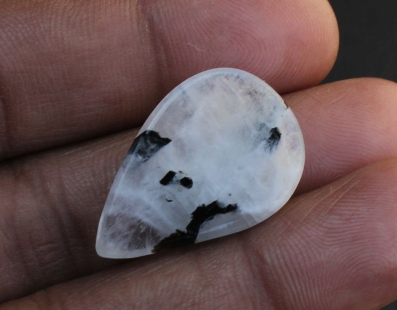 Loose Stone Gorgeous Moonstone Pear Shape Cabochon Gemstone Natural Moonstone Healing Stone Jewelry Moonstone Moonstone 16X25X4 MM !
