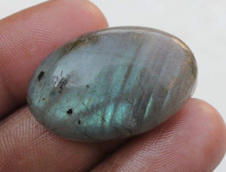Labradorite Loose Stone Labradorite! 21X32X8 MM Natural Glorious Labradorite Handmade Oval Shape Cabochon Gemstone For Making Jewelry