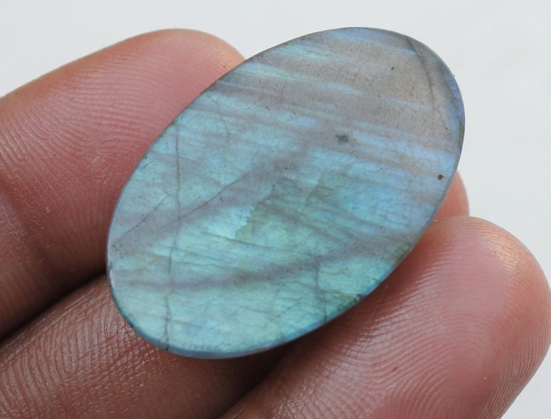 Labradorite Loose Stone Labradorite! 21X32X8 MM Natural Glorious Labradorite Handmade Oval Shape Cabochon Gemstone For Making Jewelry