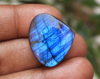 Rare Of Very Rare Collection Blue Fire Labradorite, LABRADORITE HEART, 25X22X6 MM  Natural Healing Stone, Smooth Hand Polish