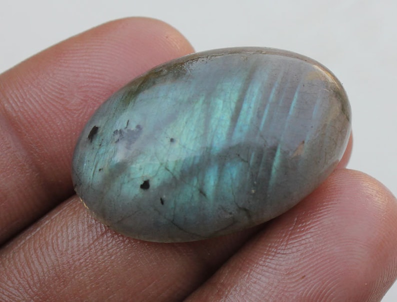 Labradorite Loose Stone Labradorite! 21X32X8 MM Natural Glorious Labradorite Handmade Oval Shape Cabochon Gemstone For Making Jewelry