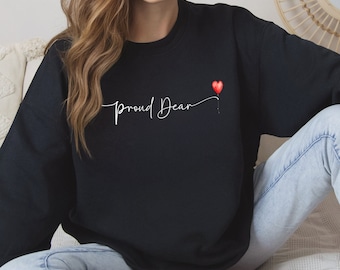 Proud Dear / Singer From Kazakhstan / Gift For Dear Dears / Unisex Crewneck Sweatshirt / Holiday Present For Woman