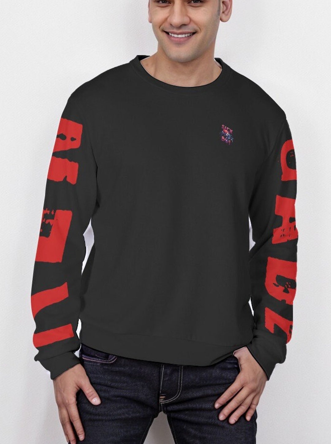 ★mahagrid★ REBEL SWEATSHIRT MUSINSA | MAHAGRID REBEL SWEATSHIRT BLUE(MG2ESMM451A)