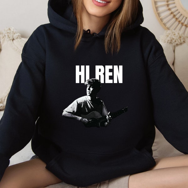 Ren Gill Hi Ren, Premium Unisex Hoodie, Gift for Renegade Ren Fans, Singer Songwriter Wales, Brighton, UK , No 1 Album, Hi Ren  Fan