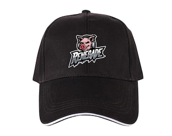 Renegade Pig Hat • Unisex Adjustable Baseball Cap • Durable Polyester Ball Cap for Fans • Sun-Blocking Outdoor Sports Hat