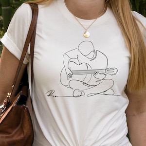 Ren Stimpy, Unisex Premium Soft T-Shirt/ Gift For Renegade Fans , Guitar Player  Ren Ishikawa, Ren Tsuruga, Streetwear, Hand Drawn Line Art