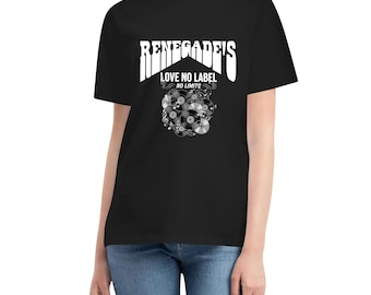 Unisex Renegade No Label No Limit Double-Sided Tee · Independent Artist Support Shirt · Bold Streetwear Style for Music Lovers & Creators