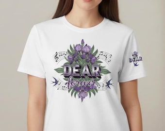Dear Forever Premium Cotton Tee – Front & Sleeve Design, Soft Sirospun Fabric, Vibrant Colors, Perfect Gift for Dears  Kazakh Culture Fans