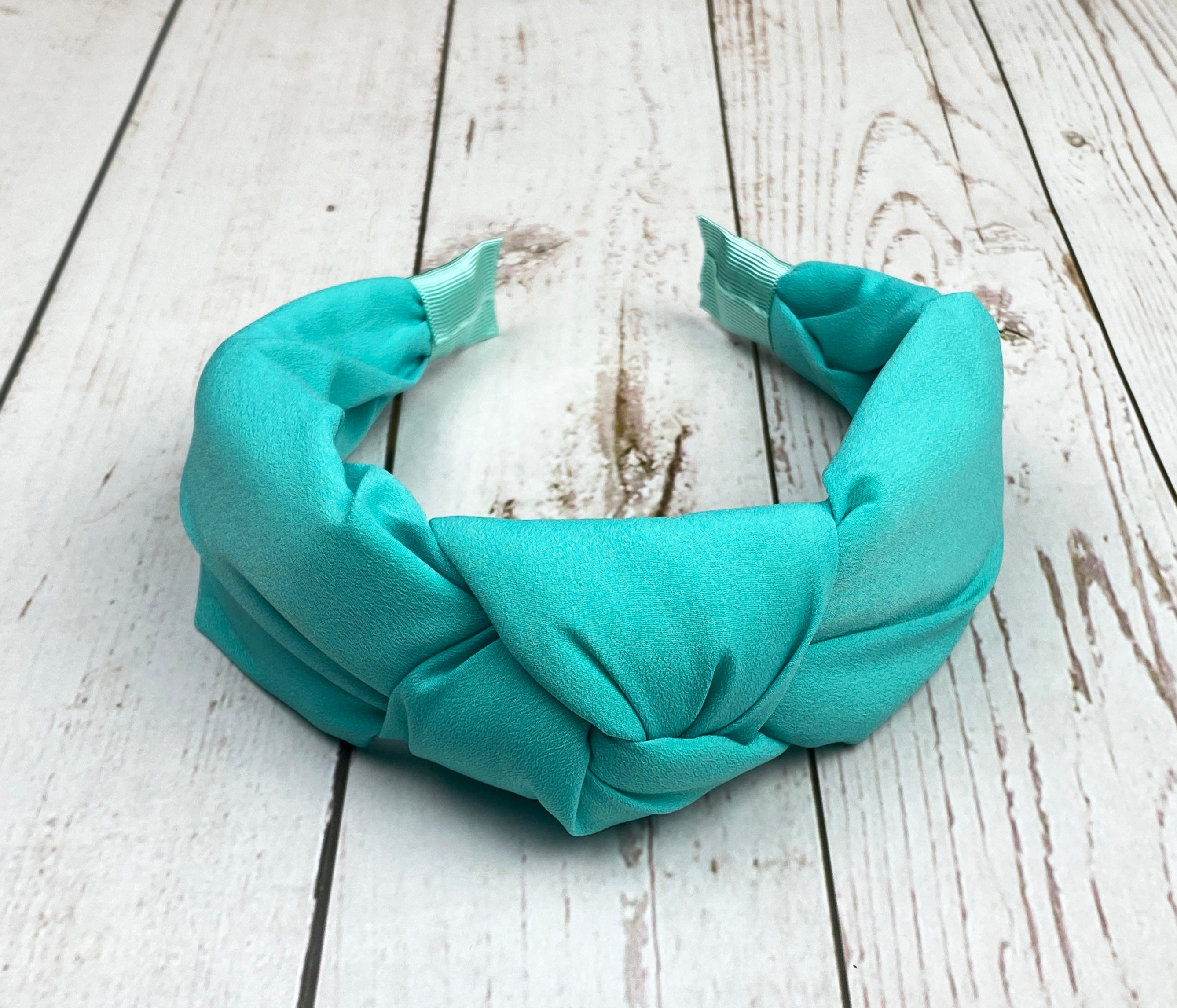 Mint Green KNOTTED HEADBAND Women Classic Headband Light Etsy